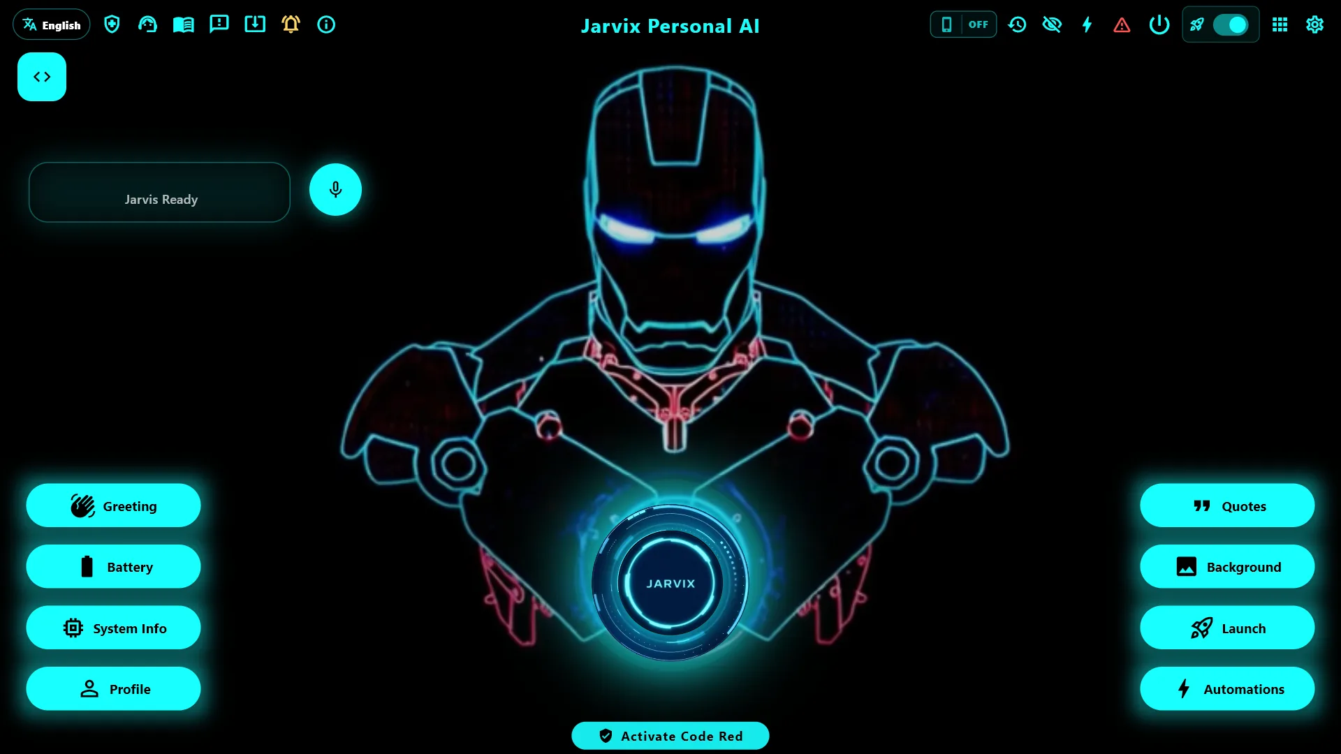 Jarvix Personal AI app screenshot